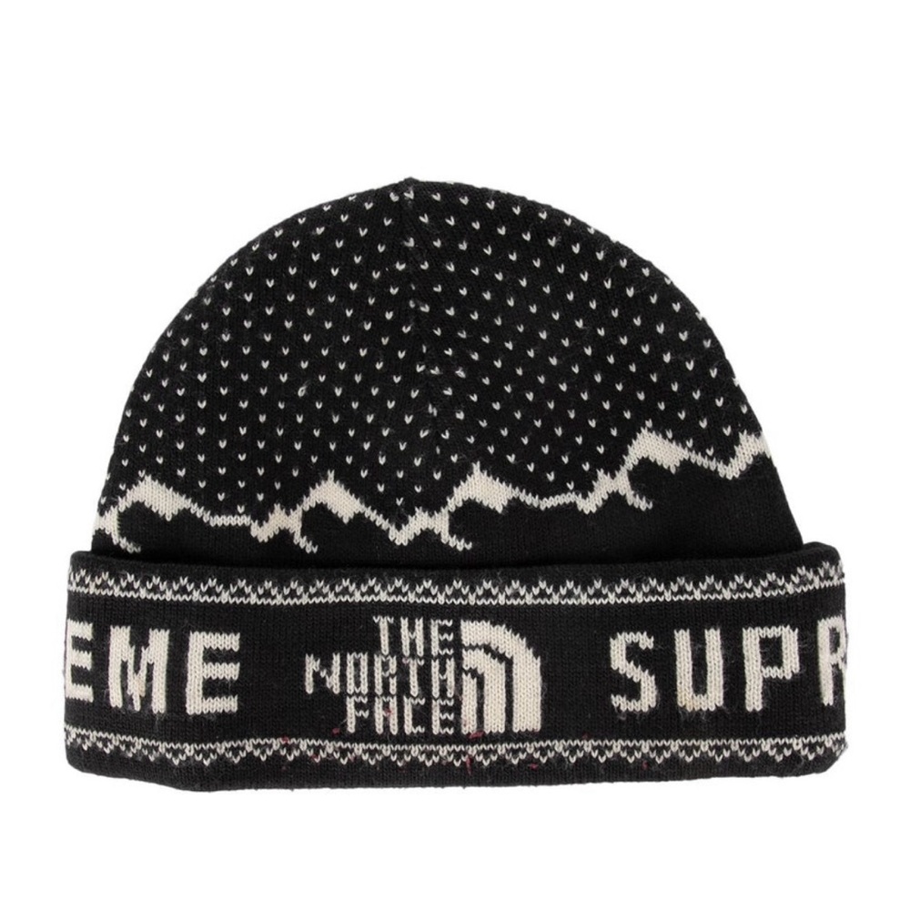 Supreme x The North Face Black Beanie